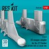 RESKIT RS48-0604 US weapon adapter for Su-27 Flanker (2 pcs) (GBU-39 SDB, GBU-62 (JDAM-ER)) (3D Printed) (1/48)